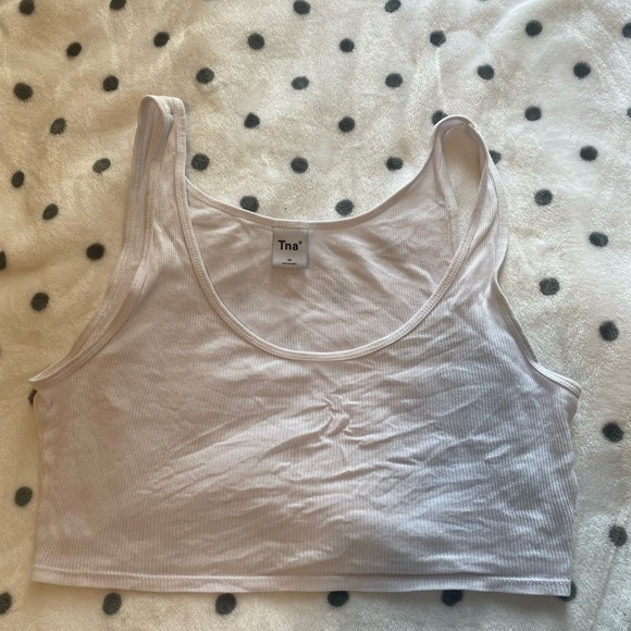 White TNA tank top size medium. - Picture 1 of 3